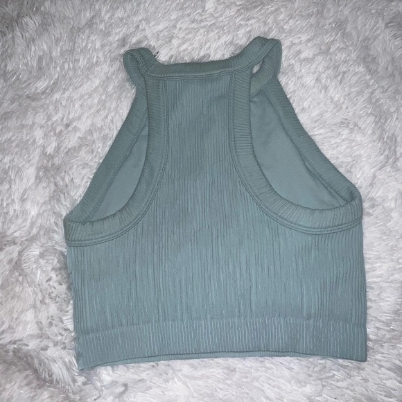 Aerie Tank Top with Built in Bra size Large Light Blue - Picture 3 of 3